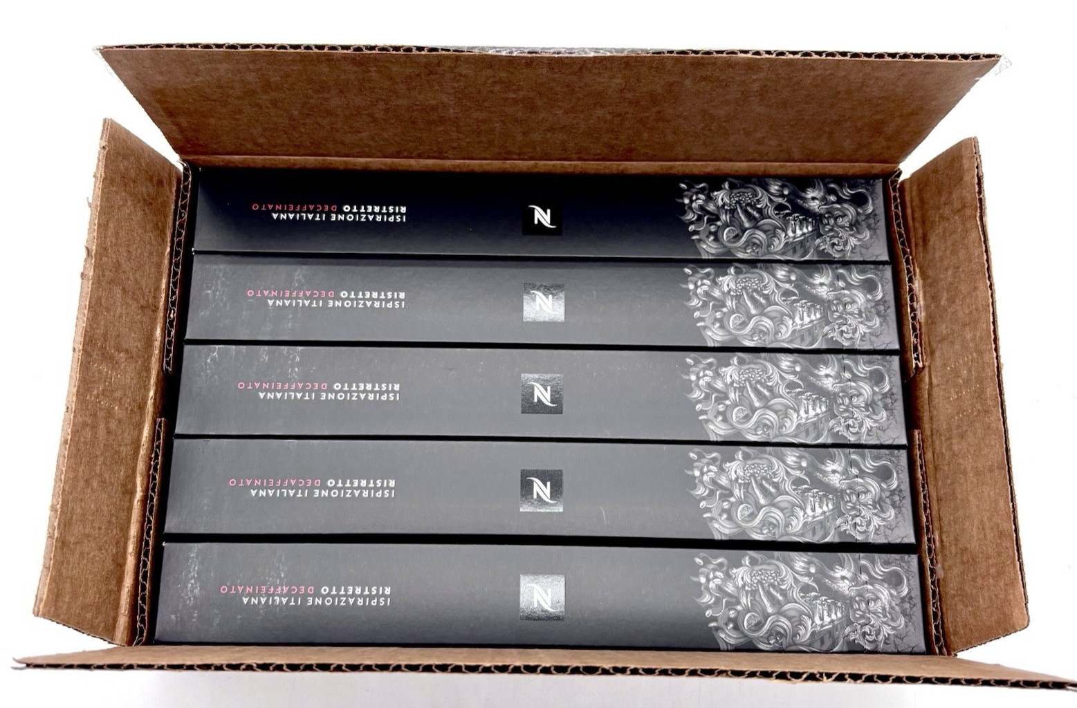5 X Nespresso Ristretto Ispirazione Italiana Decaffeinato Co