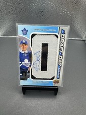 2018-19 SP Game Used Travis Dermott Draft Day Marks RC Auto O