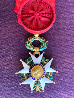 Officier de la Légion d'Honneur 3ème Rép en Or 18k Poinçon Tête D'aigle