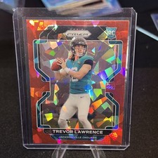 2021 Panini Prizm - Rookie Trevor Lawrence #331 Red Ice Prizm (RC)