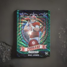 2021 Panini Prizm Draft Picks - Crusade Mac Jones #170 Green Wave Prizm (RC)