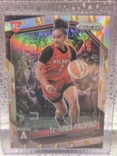 2025 WNBA Prizm Te-Hina Paopao Jersey Match Gold WNBA Logo 2/10