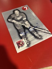 Ted Lindsay Autograph Postcard 2004