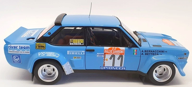 Модель автомобиля Kyosho масштаб 1:18 08376C - Fiat 131 Abarth 1983 ралли Сан-Ремо - Изображение 3 из 4