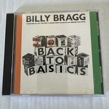 Billy Bragg-Back To Basics CD Elektra British Anti-Folk Angry Young Man w/Guitar