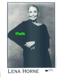 Press Photo & Release: LENA HORNE 8x10 B&W 1994