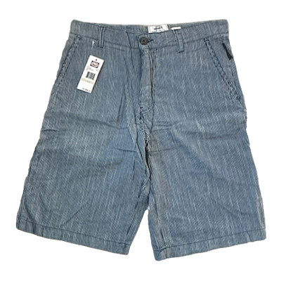 Ecko Unlimited New Mens Chino Navy Blue Pinstriped Cotton Shorts Size 28 Y2K NWT