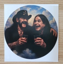 Ozzy Osbourne, Lemmy Kilmister Aufkleber &Oslash; ca. 9 cm f&uuml;r Auto, Motorrad uvm.