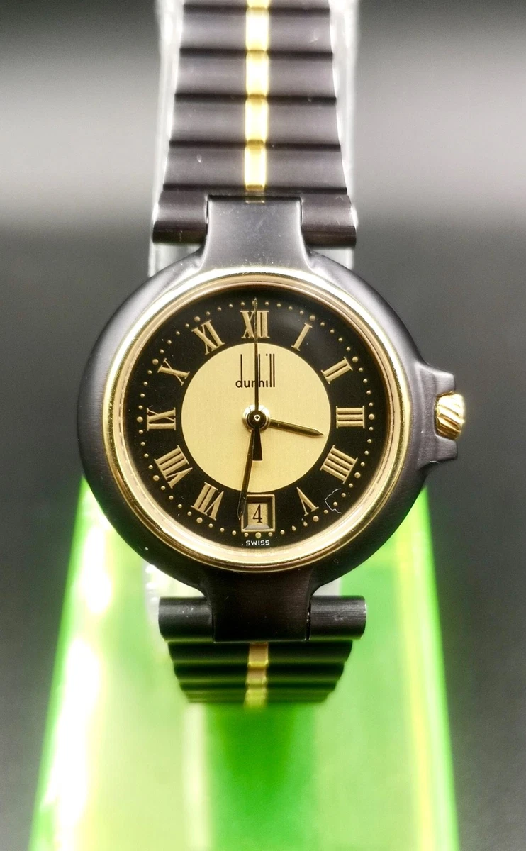 dunhill ダンヒル 腕時計 クオーツ シルバー×ゴールド 118154 dunhill 