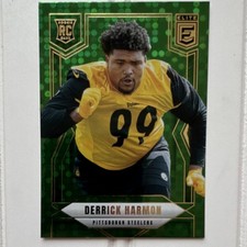 Panini 2025 Donruss Elite Rookie Green Disco Derrick Harmon #162 Steelers NFL
