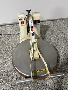DoughXpress DM-18-120 Manual 18" Pizza Dough Press w/ Alum. Platens - 120v