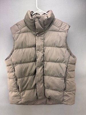 Lululemon Wunder Puff Vest Mens Size M Trench 600-fill-Power Goose Down Tan