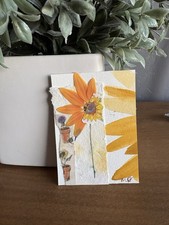 ACEO Original Art Card / Mix Media-collage / 2.5”x3.5” By Mo