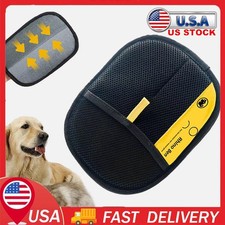 Electrostatic Pet Hair Removal Gloves Brush , Double-sided Pet Grooming Glove US