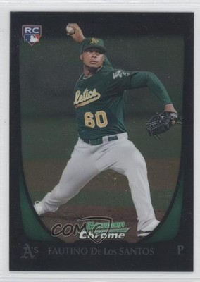 2011 Bowman Draft Chrome Fautino De Los Santos Faustino De Los Santos #29 0c6
