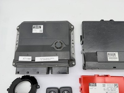 OEM 11-12 XW30 Toyota Prius 1.8L Engine Transmission ECU TCM Key Set Module Unit
