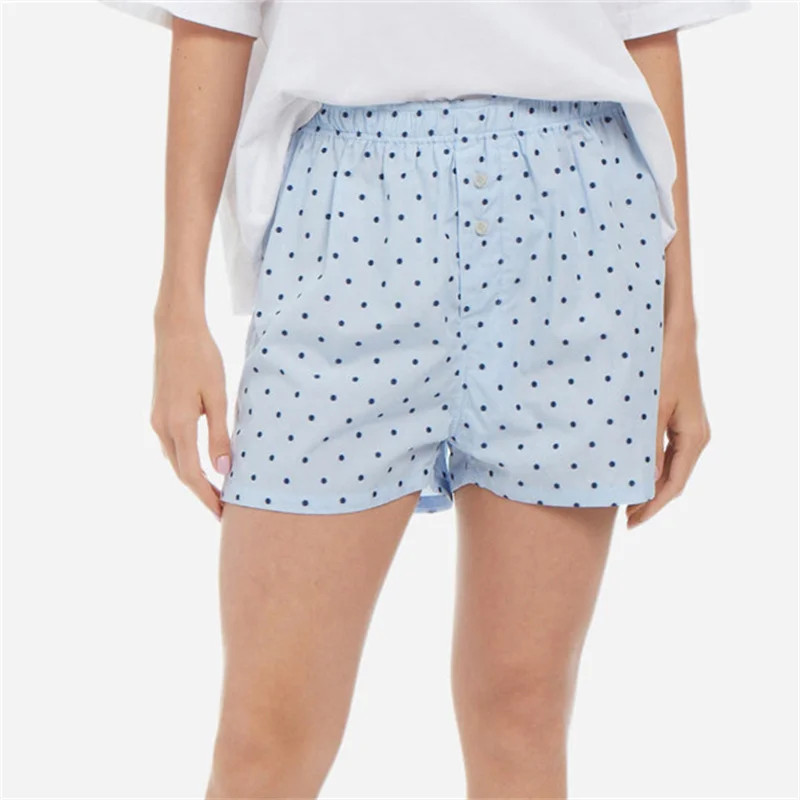 Y2k Plaid Print Lounging Shorts Women Sleep Shorts Pajamas Shorts Nightwear Pant