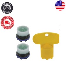 Efficient 1.5 GPM Honeycomb Aerator by PCA Cache - Brass with Tool Key 2 Pack