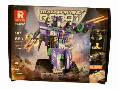 Reobrix 33001 RC Transforming Robot 3-in-1 580 Teile Neu OVP