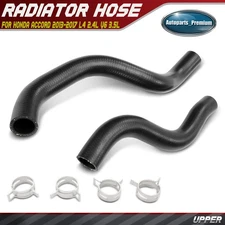 Upper Radiator Coolant Hose w/ Clamp for Honda Accord 2013-2017 L4 2.4L V6 3.5L