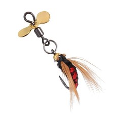 5/10pcs Fly Fishing Flies Hard Lures With Propeller for Trout Bass Micro Bait