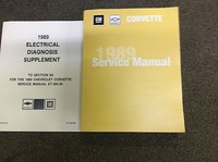 1989 Chevrolet Chevy Corvette Service Reparatur Shop Manuell Fabrik Set Neu W