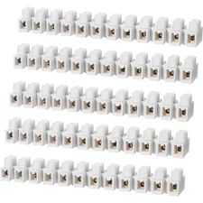 10PCS 12 Position Dual Row Terminal Strip Screw Terminal Barrier Block