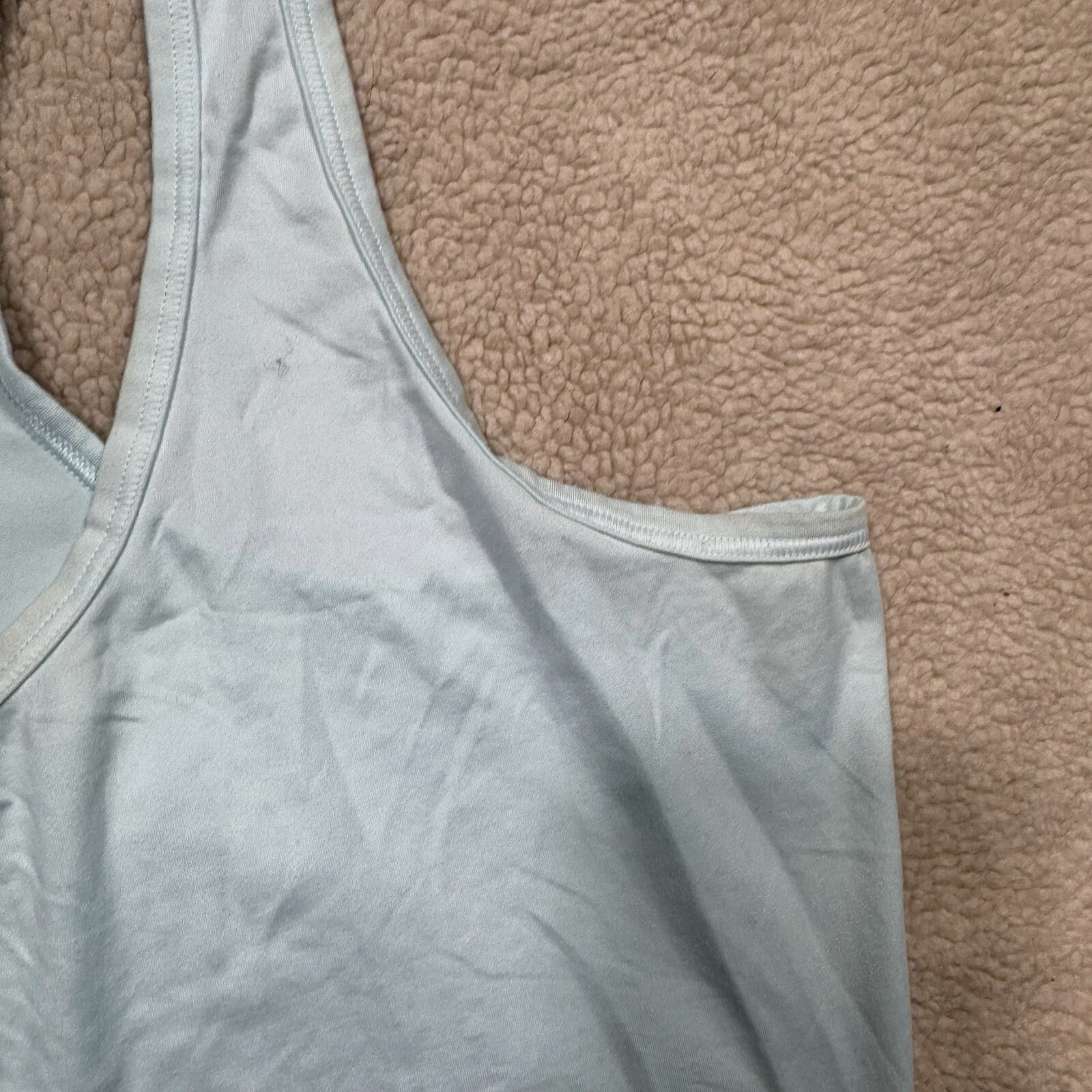 athleta light tank top racerback round neck pullover shirt