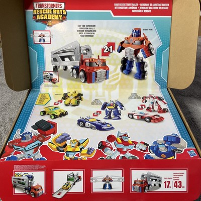 Playskool Transformers Rescue BOTS Academy Road Rescue Team Trailer 4PACK Robots