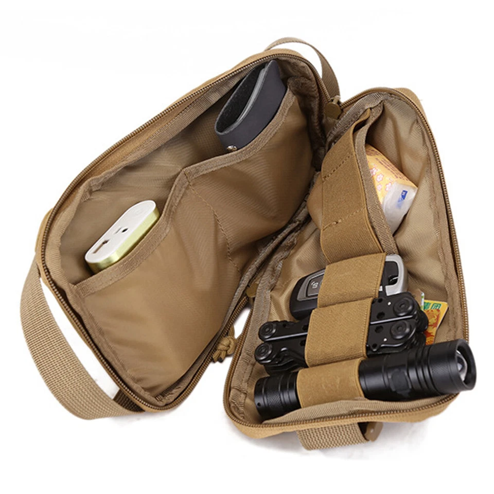 Bolsa táctica oculta para pistola funda para pistola EDC bolso de cintura bolso de hombro Foto 4 de 4