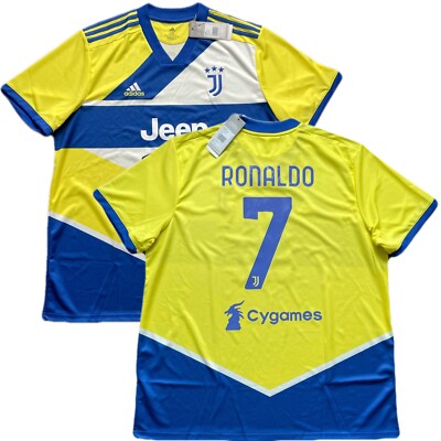 2021/22 Juventus Third Jersey #7 Ronaldo 2XL adidas Soccer Cygames
