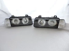 Hella~Glass~Lens~Projector Headlight+Clear Corner Lights For BMW E36 2D COUPE