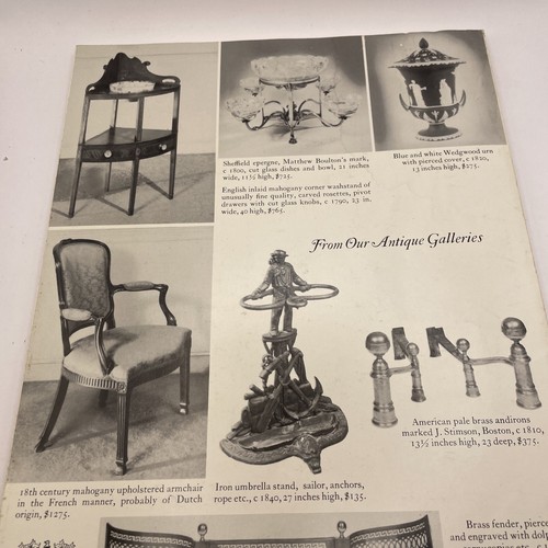 Vintage ANTIQUES Magazine June 1970 Volume XCVII Number 6 Lead Baby Sculpture - Picture 4 of 12