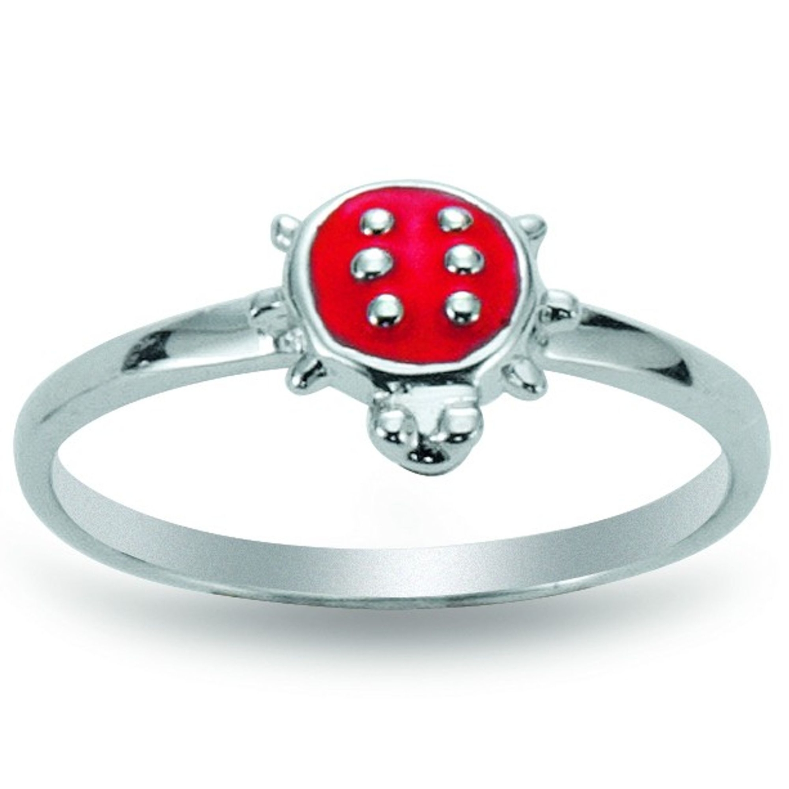 Базовое кольцо Silber 53KS102 Mdchen Marienkfer Silber 925 156 мм Gre 49 rot 5190₽