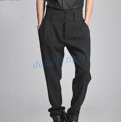 high waisted slim trousers