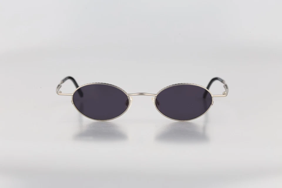 Gafas de sol Robert Rudger 2170 249 R2 vintage años 90 plateadas steampunk pequeñas ovaladas nuevas de stock Foto 2 de 4