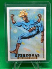 2024 Skybox Marvel Masterpieces 92 Platinum #88 Speedball Leather Parallel