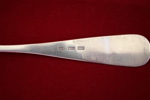 Sterling Shell Leaf 8 1/2" Tablespoon (Serving) 13t CH Maker (1856) 55g - Picture 11 of 16