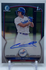 2023 Bowman Chrome Chris Newell 1st Auto