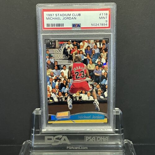 1997 Topps Stadium Club Michael Jordan #118 HOF PSA 9 | eBay