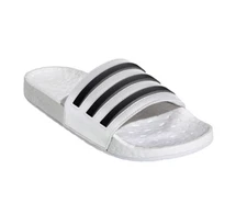 Adidas Adilette Boost Comfort Slides Mens NIB New White/Black Sizes!! FY8155 NIB