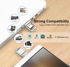 Chiavetta usb lightning iDiskk da 256 GB, memory stick per iPhone certificata MFi, archiviazione