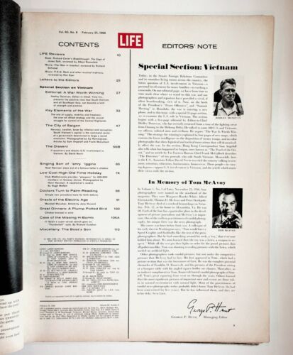 1966 February 25 Life Magazine Vietnam War Special Saigon Palm-Reading Doctors - Picture 2 of 2