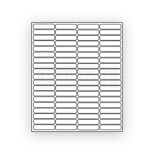 400000 1,75 x 0,5 EcoSwift Laser Adresse Versandetiketten 80 pro Blatt 1 3/4 x1/2 - Bild 5 von 5