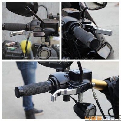 Black Motorcycle Aluminum Brake Clutch Hand Levers... - Grandado