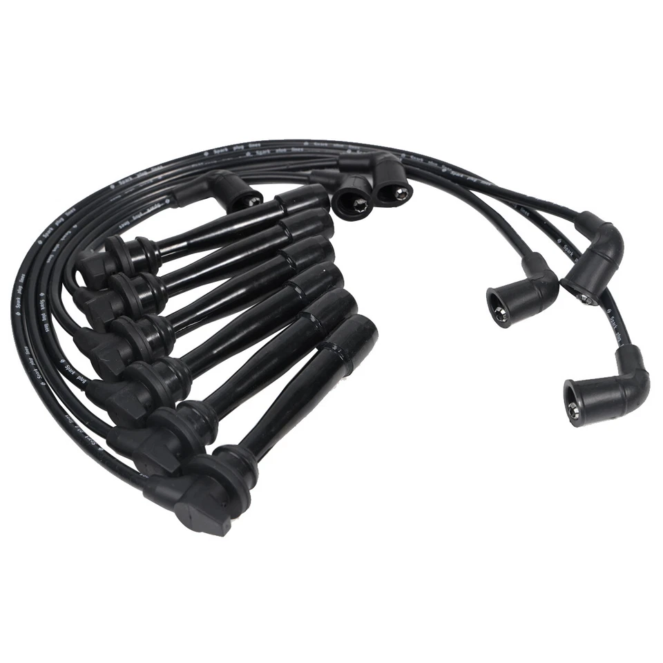 2750137A00 6 Spark Plug +Wire for Hyundai Sonata Santa Fe Tiburon Kia Optima 2.7 - Image 4 of 4