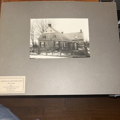 Nash House Hurley New York American Architecture Mounted Vintage Photo History