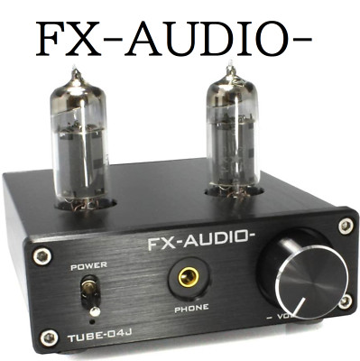 Fx Audio Tube 04j Vacuum Tube Hybrid Main Preamp Digital Amplifier Ic Black Ebay