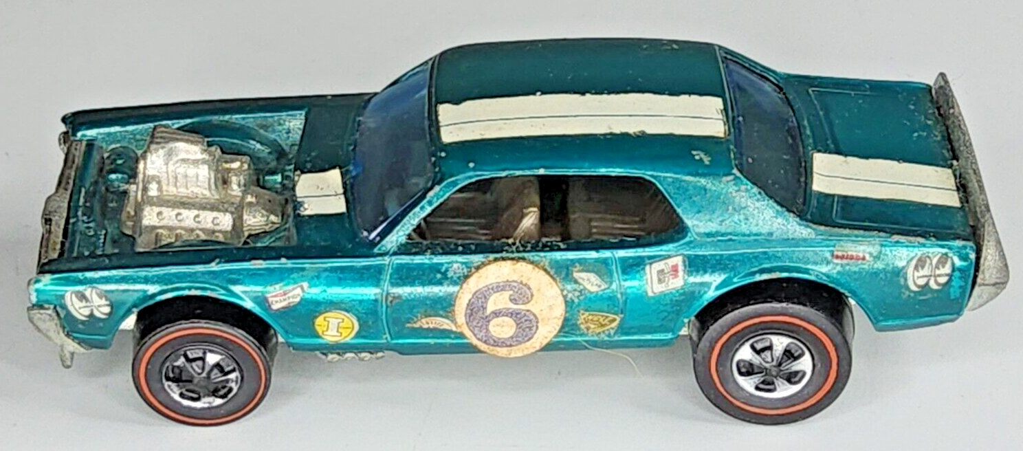 Vintage 1970 Hot Wheels Redline Nitty Gritty Kitty AQUA eBay