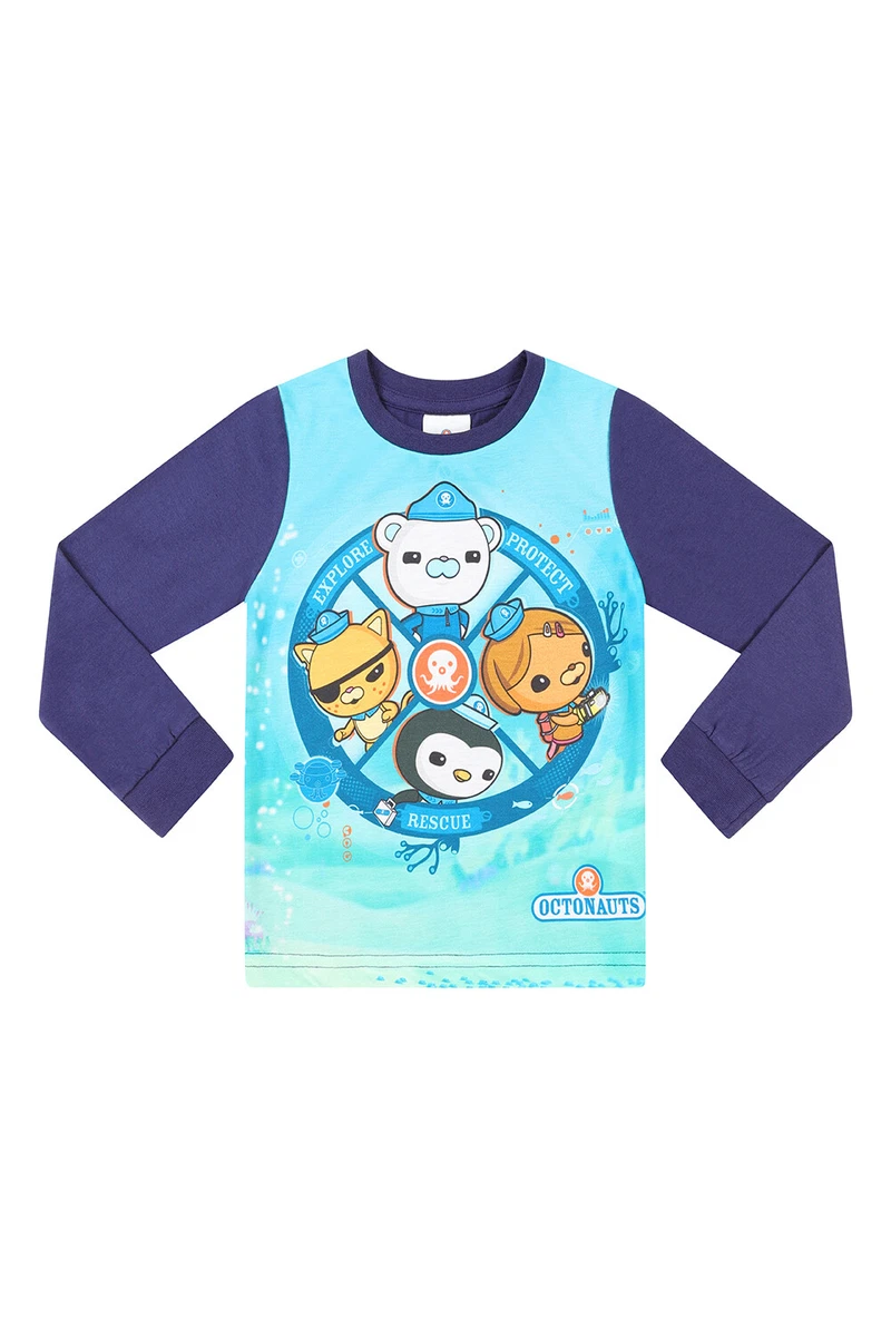 Boys Octonauts Long Pyjamas 3 to 6 Years Explore Rescue Protect